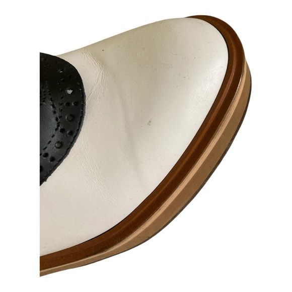 Robert Clergerie Black and White Platform Saddle Shoes- Fantastic! Size 39.5 - Picture 15 of 15